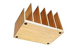 Kenley Desktop Organizer - Bamboo Wood File