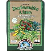 Down To Earth All Natural Fertilizers Organic Prilled Dolomite Lime - 5 lb | Calcium Magnesium Carbonate, Raises Soil pH for Vegetable Gardens, Sweetens Soil, Fruit Trees, Lawns, Grass, Granulated