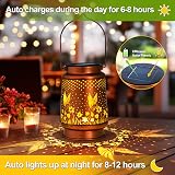 TickTime Hummingbird Solar Lantern Garden Ornament Outdoor Lights Gift for view 4