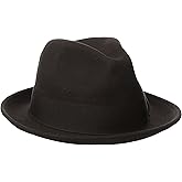 STACY ADAMS Men's Wool Felt Pinch Front Fedora Hat