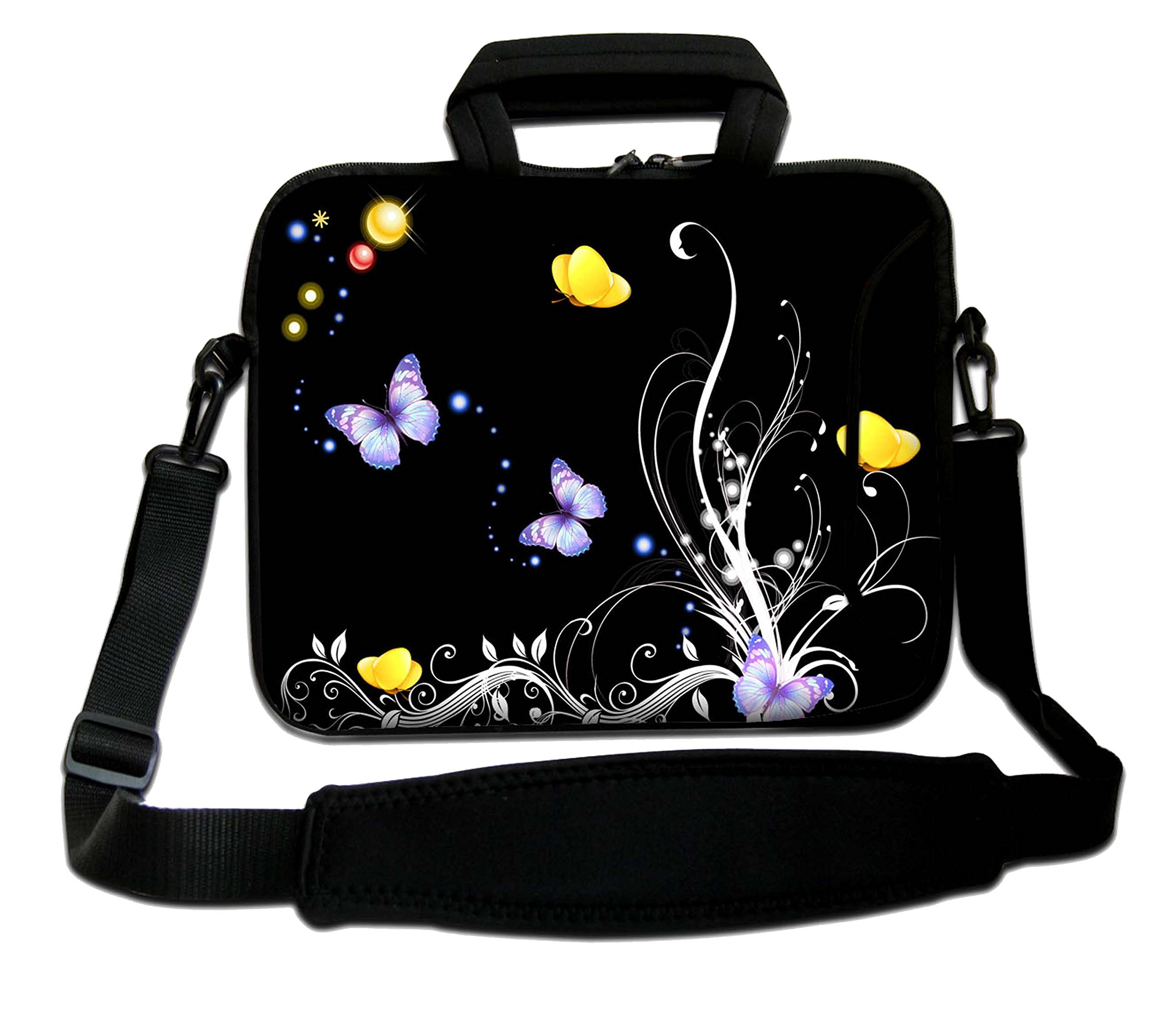 15" 15.2" 15.4" 15.6" inch Laptop Notebook Soft Bag Neoprene Case With Handle and Shoulder Strap