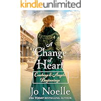 A Change of Heart: Sweet & Clean Historical Western Romance (Cowboys and Angels Beginnings Book 4) book cover A Change of Heart: Sweet & Clean Historical Western Romance (Cowboys and Angels Beginnings Book 4) book cover