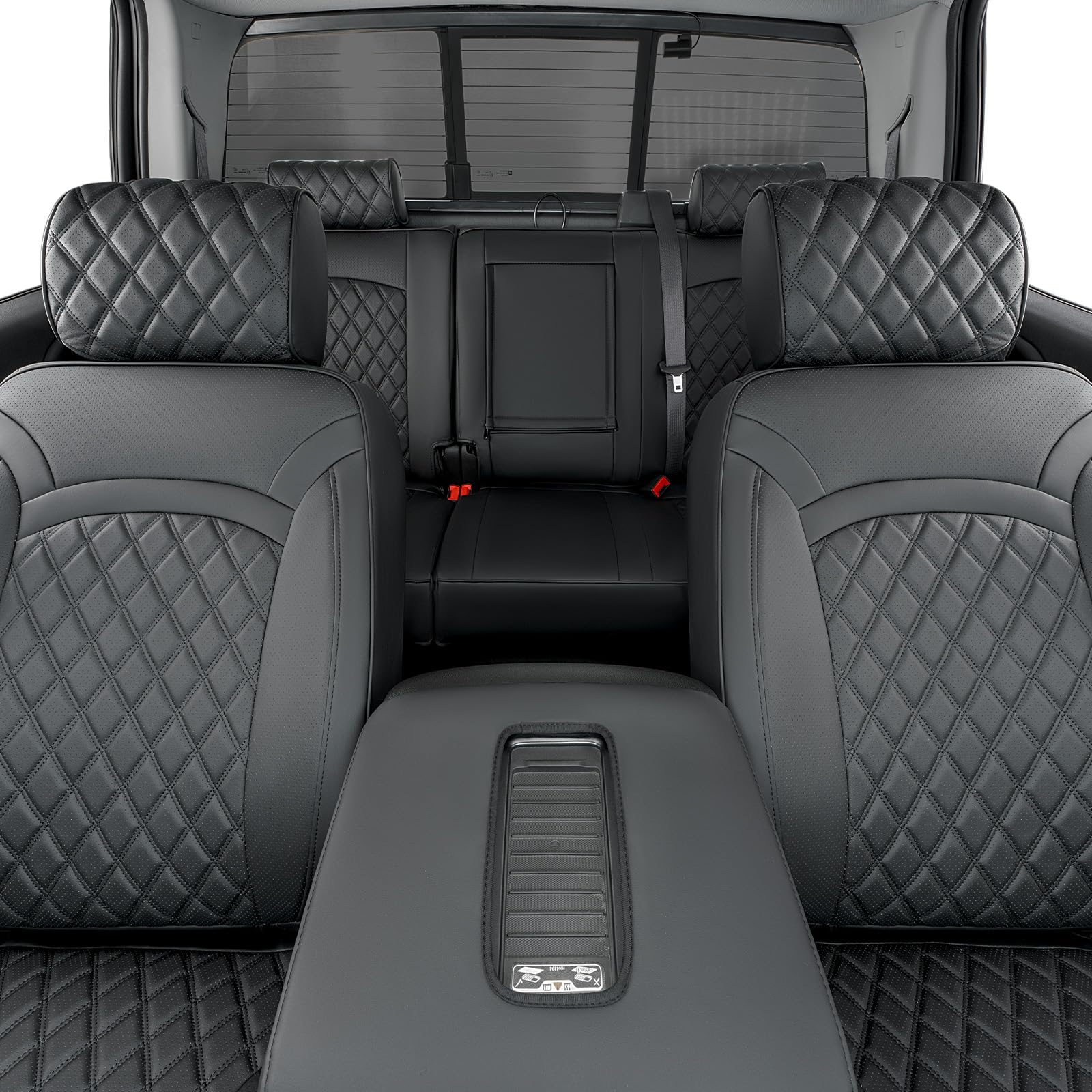 Photo 1 of ***Parts only***

CreekT Full Coverage Full Set Seat Covers for Chevy Silverado GMC Sierra 2014-2018 1500 Crew Cab 2015-2018 2500HD 3500HD,for Chevrolet Truck Car Interior Accessories Black