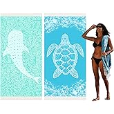 Widdonen Thin Turkish Beach Towel Lightweight Quick Dry Absorbent Cotton Bathroom Bath Pool Swim Towels Extra Large Oversized Sand Free Beach Accessories Essentials Cloud Gifts for Adult