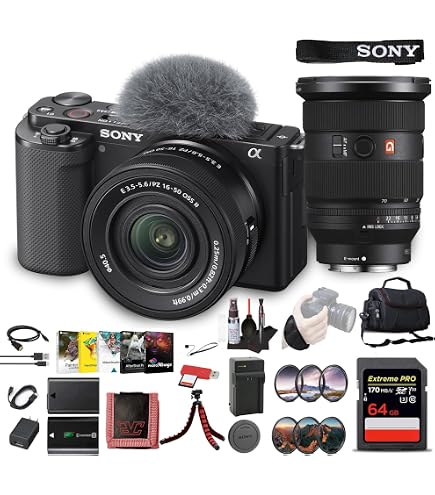 Amazon.com : Sony ZV-E10 Mirrorless Camera Black with 16-50mm
