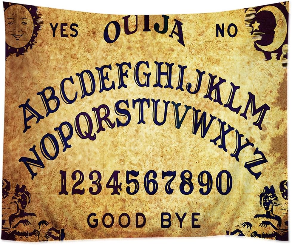 Hippie Tappassier Tapestry Bohemian Bedspread The Ouija Board Letter Digital 60" x 40"