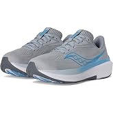 Saucony Women's Echelon 10 Sneaker, Flint/Breeze, 5.5 X-Wide