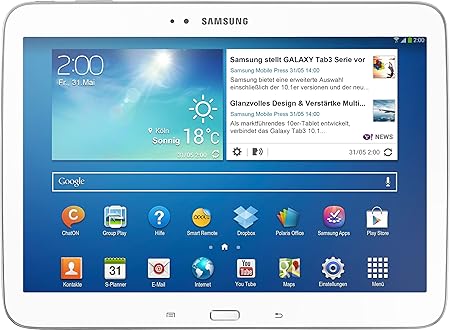 Amazon Com Samsung Galaxy Tab 3 10 1 16gb Gt P50 Wifi 3g White International Version No Warranty Tablet Computers Computers Accessories