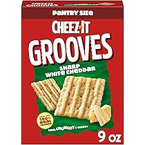 Grace Cheese Cheez-It® Grooves Zesty Cheddar Ranch Cheese Crackers, 9 oz