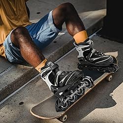 Ruthfot Adjustable Inline Skates for Boys and Girls