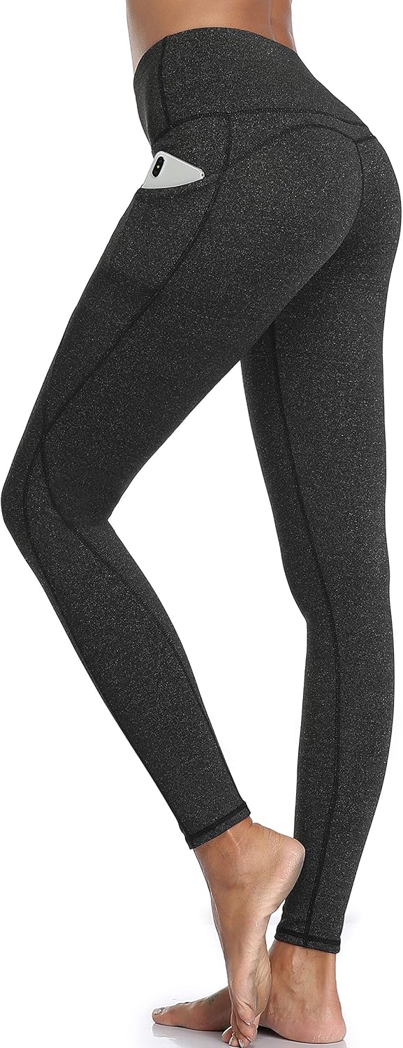 Oalka Women Yoga Pants Workout Running Leggings: Clothing