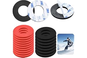 20 Pcs Ski Ankle Donut Boot Pads, Self-Adhesive EVA Snowboard Shin Pad Ski Boot Fitting Foam Pads Snowboard Boot Liner Paddin