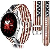 20mm Watch Band Compatible with Samsung Galaxy Watch 7 FE 6 5 4 40mm 44mm, Watch 6 4 Classic Band, Galaxy Watch 5 Pro 45mm 3 41mm Active 2 Band, Silicone Sport Band Women Men