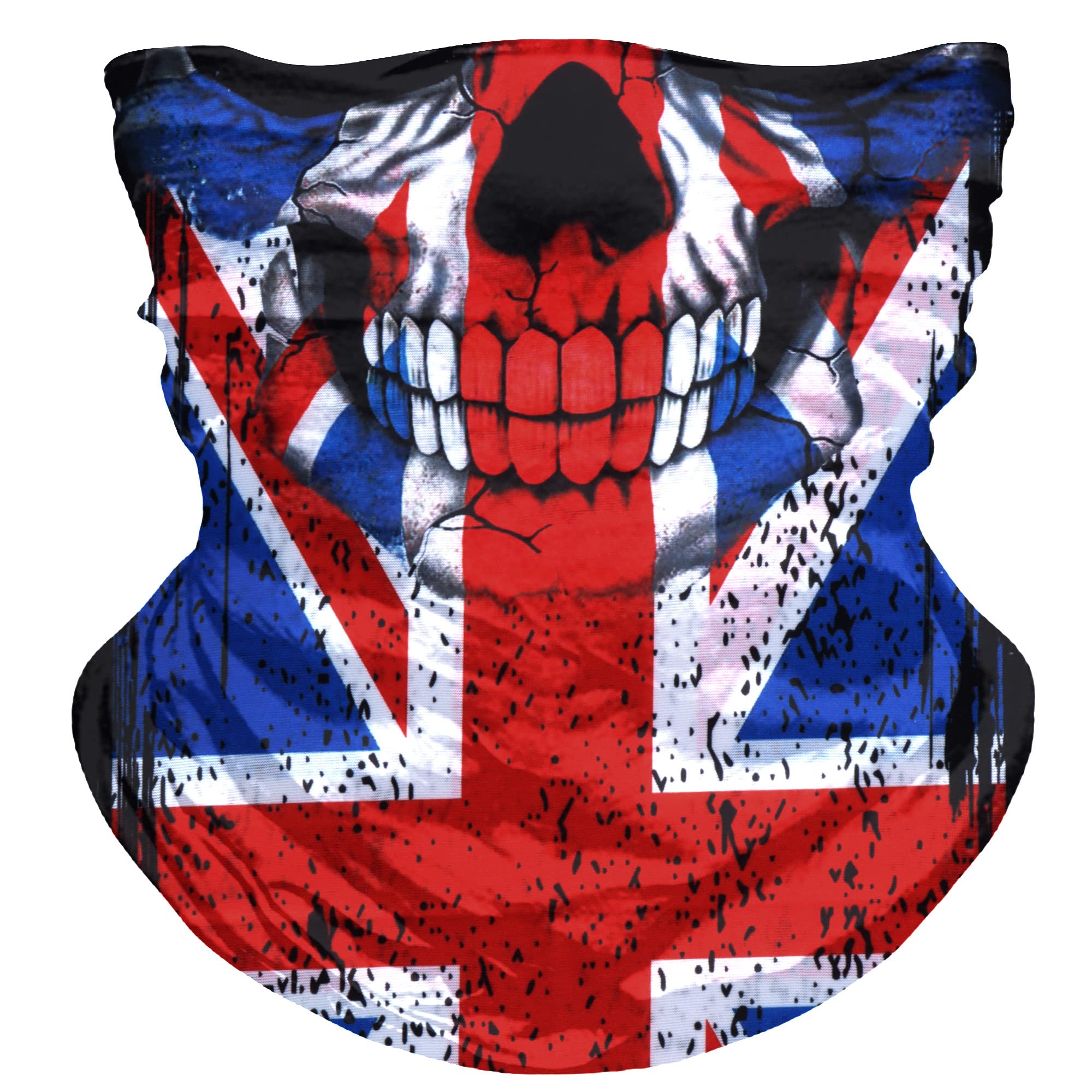 Tube Scarf - 3D Face Bandana Mask Unisex Seamless Tube Headbands Headwrap, UV Resistance Outdoors Mutifunctional Headwear Balaclava