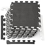 DEAYOU 16 Tiles Interlocking Foam Mat Floor