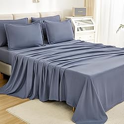 Litanika Queen Comforter Set Bluish Grey - 7 Pieces