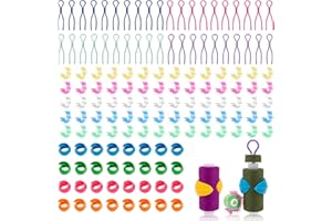 AILUHONG 142pcs Bobbin Thread Organizing Clips Set Bobbin Thread Buddies Kit Spool Huggers Thread Holders Colorful Sewing Products Sewing Machine Quilting Supplies for Spool Organizing (Multicolor-142pcs)