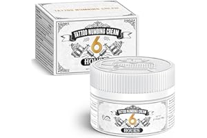 JEWII ENVI Tattoo Numbing Cream-5% Lidocaine,Maintains Maximum Strength for 6 Hours Without Pain,Numbing Cream for Waxing,Piercing and Tattoos-04
