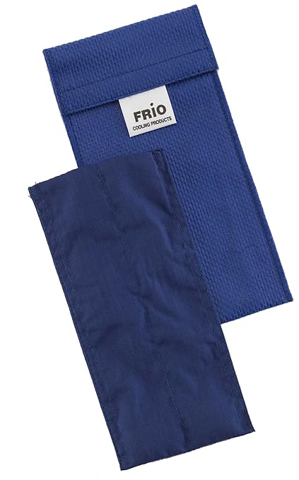Frio Doppel Kühltasche für Insulin, 8 x 18 cm, blau
