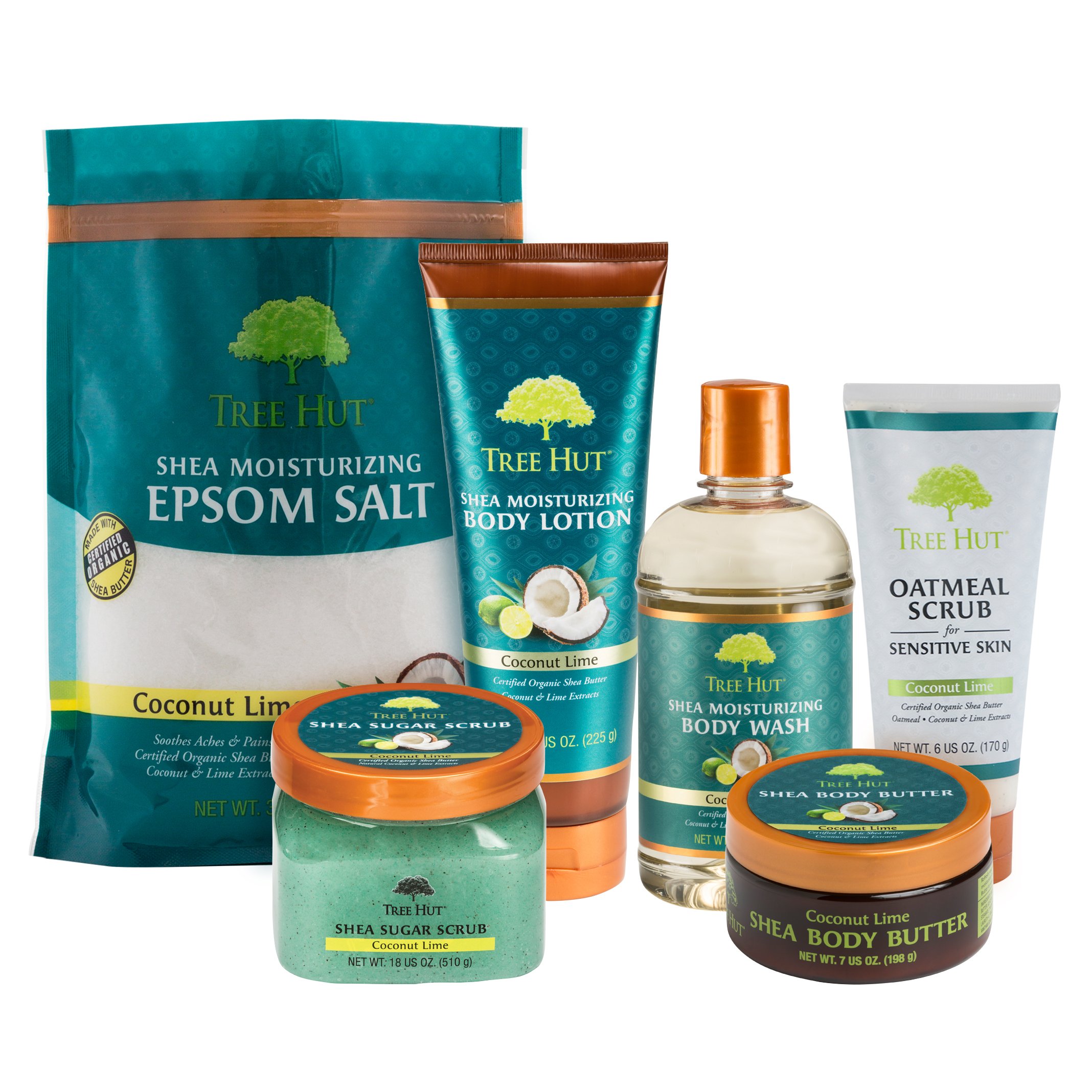 Galleon Tree Hut Shea Moisturizing Epsom Salt, Coconut Lime, 3 Lb Bag