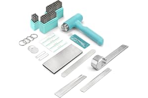 ImpressArt - Metal Stamping Kit, Includes All Essential Metal Stamping Tools for Jewelry Making and DIY Hand Stamping Custom Made Projects (Bridgette, Deluxe Bracelet Bending Kit)