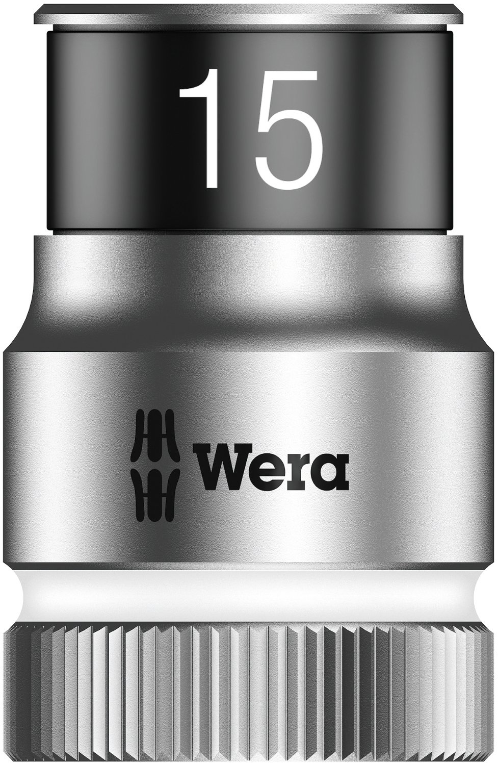 Wera 05003735001 8790 15 mm x 1/2-Inch Drive HMC HF Zyklop Hex Socket with Fastener Holding Function