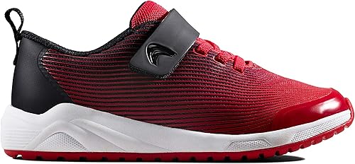 clarks red trainers