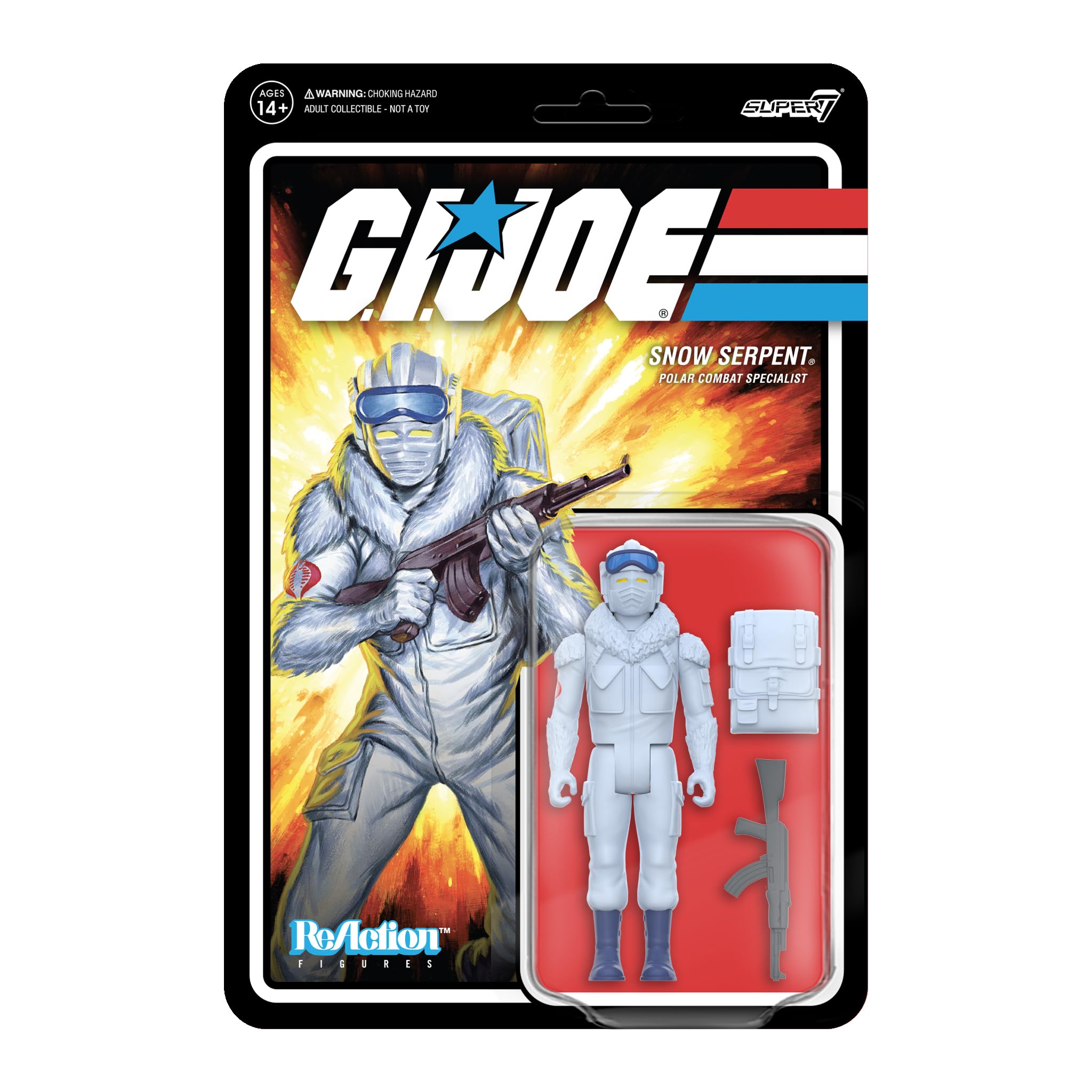 Super7 G.I. Joe Cobra Snow Serpent - 3.75" G.I. Joe
