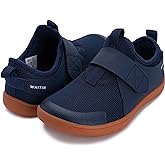 WHITIN Little/Big Kid Wide Width Barefoot Shoes | Boys/Girls Minimalist Elastic Opening Sneakers | Flexible- Zero Drop Sole