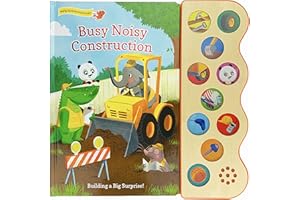 Busy Noisy Construction (Interactive 10-Button Early Bird Sound Books) (Interactive Early Bird Children's Song Book with 10 Sing-Along Tunes)