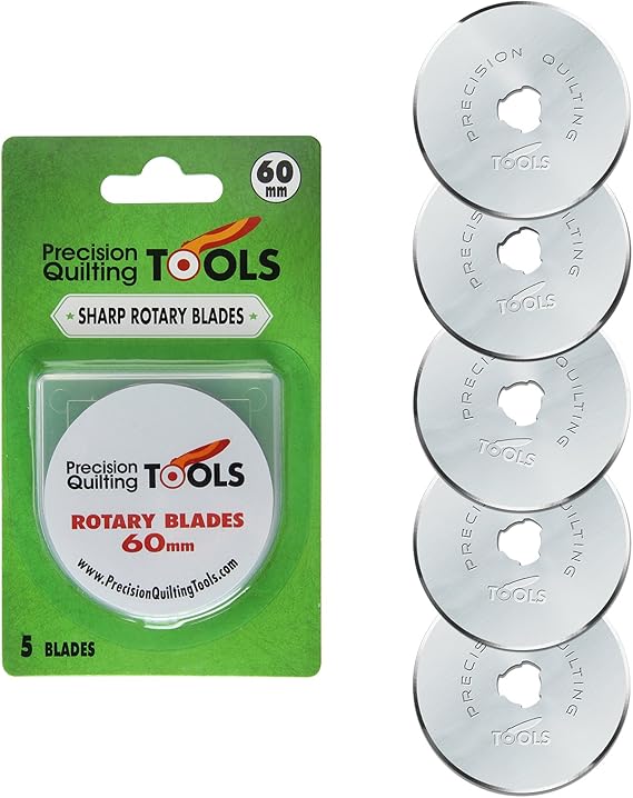 60mm Rotary Cutter Blades (Pack of 5) SKS7 Carbide Tool