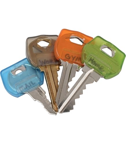 Buy 40Pcs Key Covers Caps, Key Identifiers Tag Covers Set Flexible Key Colour Covers Caps Square