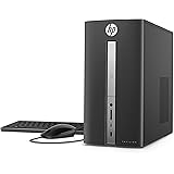HP Pavilion Desktop Computer, Intel Core i7-7700, 12GB RAM, 1TB hard drive, Windows 10 (570-p030, Black)