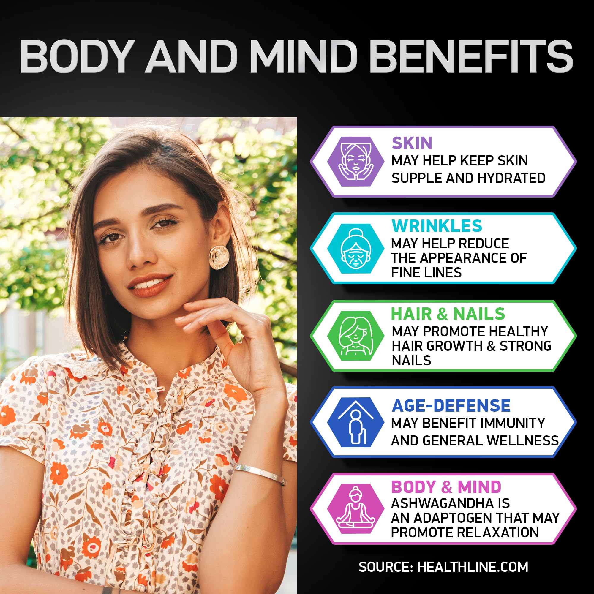 BIOACTIVE LABS Liquid Collagen with Ashwagandha and Vegan Iron Supplements with Folic Acid Female Health Support Bundle