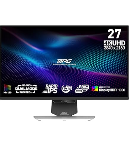 Amazon.com: MSI MAG 274UPDF E16M 27-inch 3840 x 2160 (UHD) Gaming