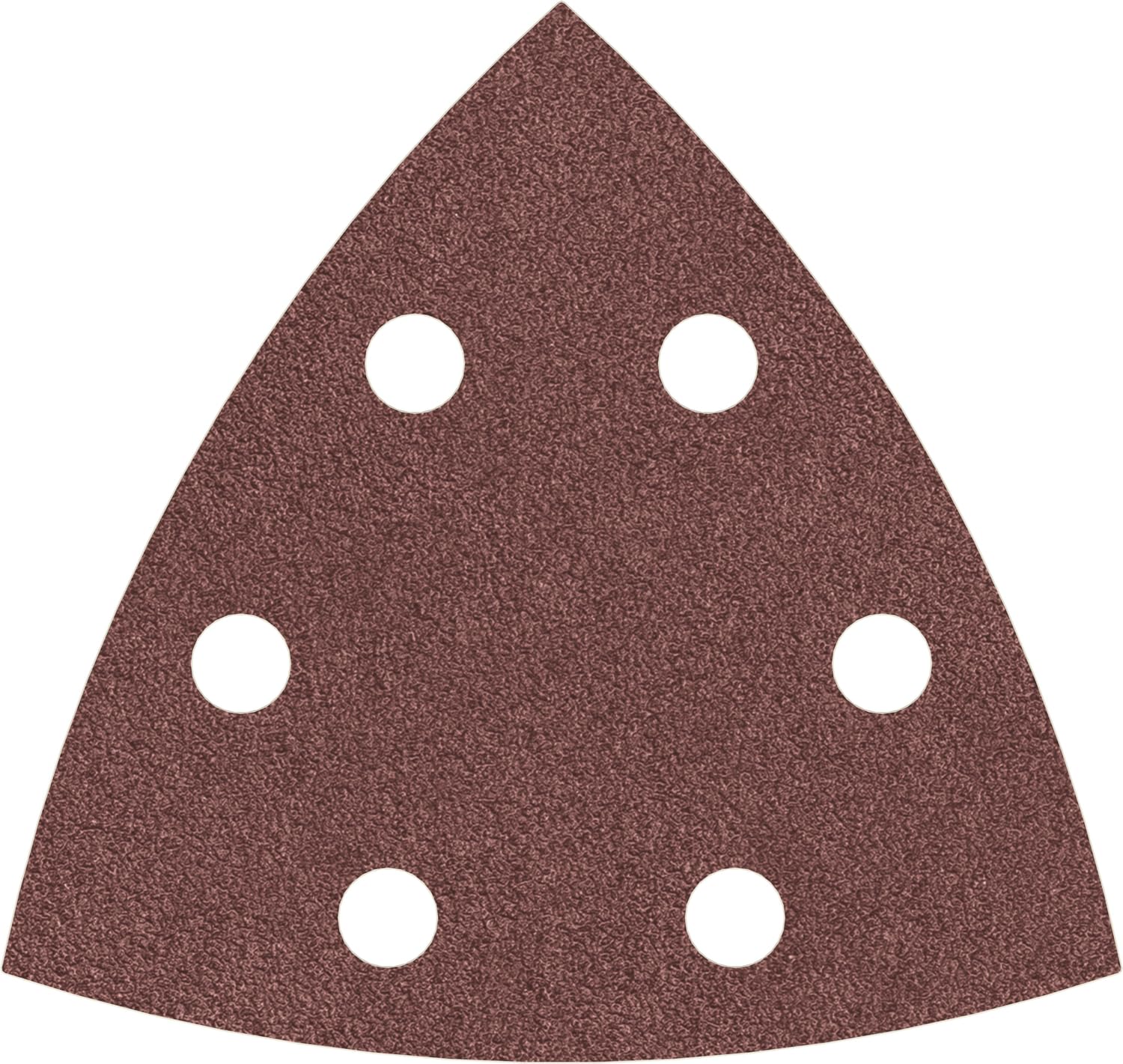 Bosch 5x PRO Paint on Wood and Hardwood F460 Sanding Sheet for Multitools (for Paint on wood, Hardwood, Ø 93x93 mm, Grit 60, Professional Accessory Multitool, Delta Sander)