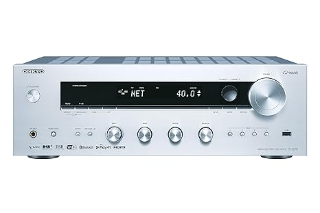 Onkyo TX-8270(S) Stereo Receiver (Bluetooth, WLAN, Musik-Streaming, Spotify, Deezer u.a., Internetradio, Multiroom (FlareConn