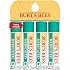 Burt's Bees Medicated Lip Balm, With Eucalyptus Oil and Menthol, Tint-Free, Natural Origin Lip Care, 4 Tubes, 0.15 oz.