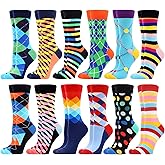 WeciBor Women's Funny Colorful Novelty Pattern Cotton Crew Socks Funky Gifts for Mum