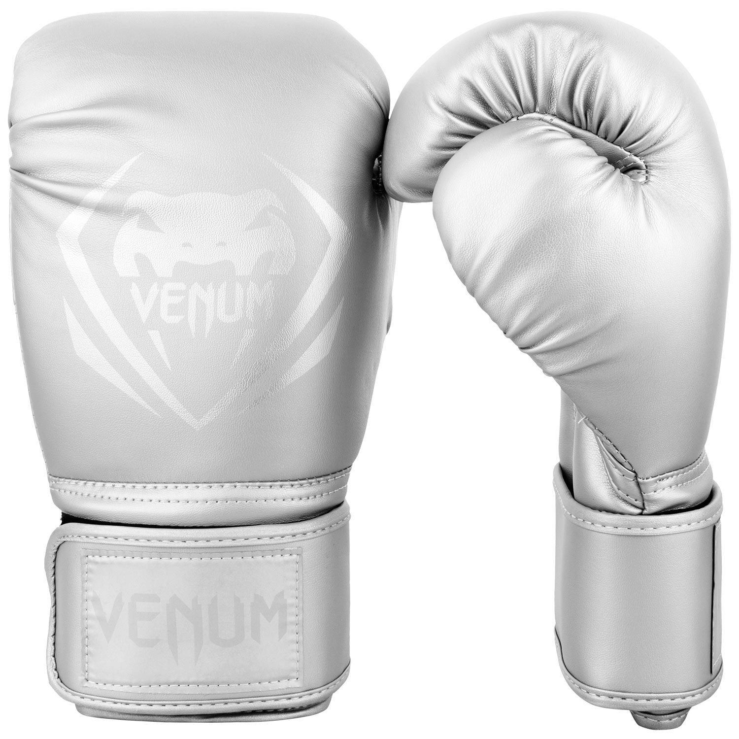 Venum Contender Boxing Gloves - Silver/Silver Image Venum Contender Boxing Gloves - Silver/Silver Image