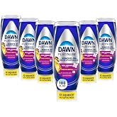 Dawn Platinum EZ-Squeeze Dish Soap Liquid, Dishwashing Liquid, Grease Removal, Upside Down Bottle, Wild Jasmine, 6x18 Fl Oz Bundle