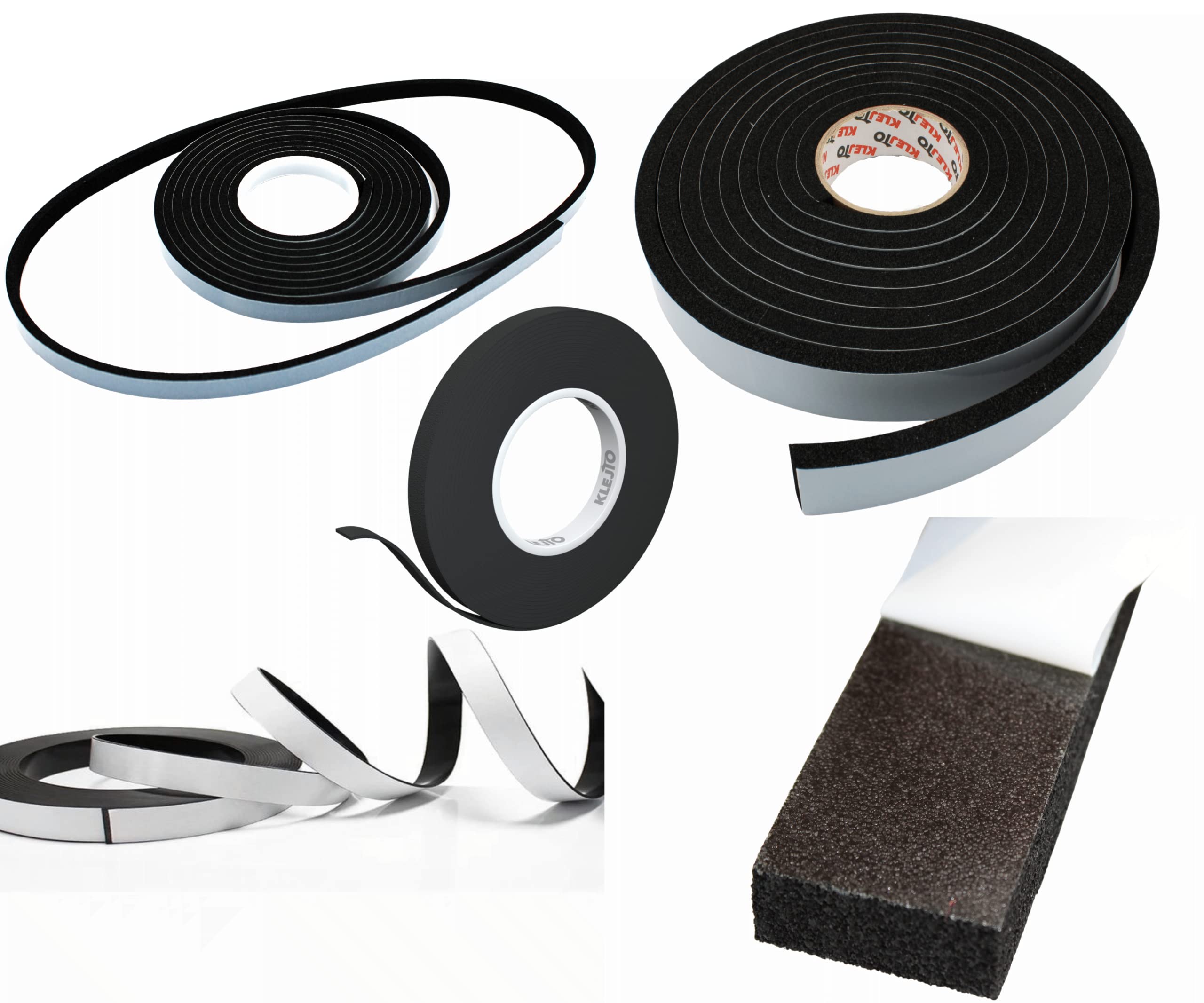 Foam Insulation Tape.Rubber Door,Window Seal for Insulation&Noise,Vibration Protection,Weatherproof,Against Dust,Air & Moisture.Resistant to Acids Chemical,Oils,UV Temperature.