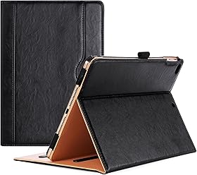 ProCase iPad 9.7 Case 2018 / 2017 iPad Case - Stand Folio Cover Case for Apple iPad 9.7 inch, Also Fit iPad Air 2 / iPad Air -Black