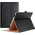 ProCase for iPad 9.7 Inch iPad 6th/5th Generation Case 2018 2017/iPad Air 2/Air 1 Case, Premium Leather Folio Corner Protection Multi-Angle Viewing Stand Cover with Front Pocket Pen Loop -Black