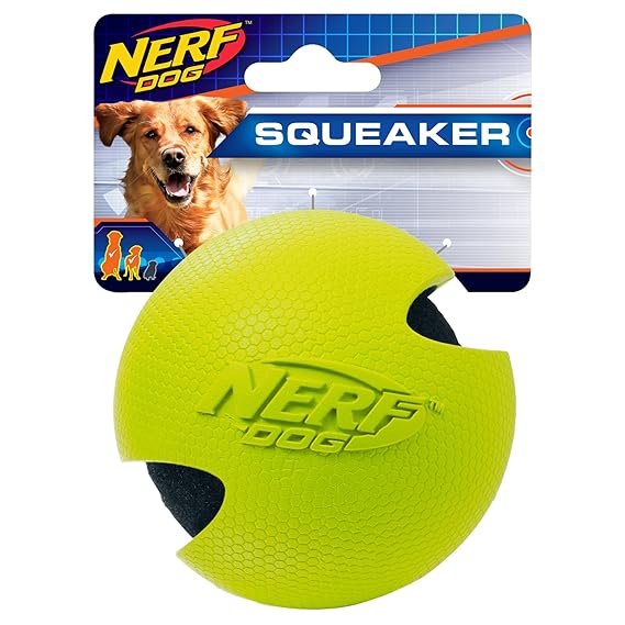 Nerf Dog Rubber Wrapped Tennis Ball, 3Inch, Yellow Amazon.co.uk Pet