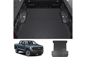Xipoo Bed Mat Compatible with 2015-2024 Ford F150 Truck Bed Mat 5.5 FT Bed Liner TPE Cargo Liner Replacement for 2015-2024 Ford F150 Accessories (5.5FT Truck Bed Mat)
