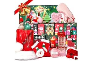 MOLLYWATR Christmas Gifts for Women, Christmas 24 Pieces Beauty Fashion and Jewelry Bath Sets for Adult, Mom, Sister, Girl. Advent Calendar 2025 for Adult Women, Surprise Gift Baskets for Wife, Sister, Girls