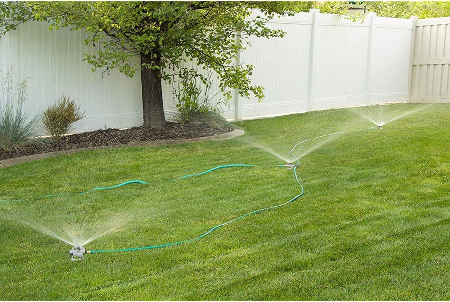 Orbit 58871 Port-A-Rain Above-Ground System Sprinkler, Gray, Green : Garden & Outdoor
