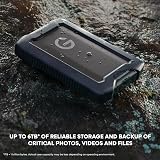 WD G-DRIVE ArmorATD 1TB Rugged Portable External HDD USB-C 5Gbps Thunderbolt 3 view 2
