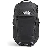 The North Face Recon Everyday Laptop Backpack - Daypack, Water Repellent, 16" Laptop Sleeve, 2 Water Bottle Pockets, Asphalt Grey Light Heather/TNF Black-NPF, One Size